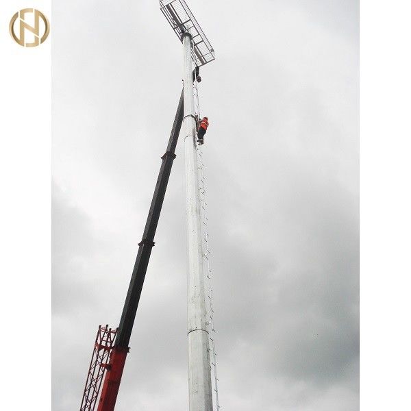 Torre del palo de poste los 90FT del alto palo de los 80FT los 85FT alta instalada en el estadio