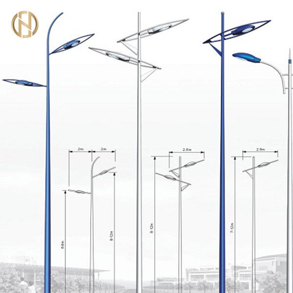 3m 6m 8m 12m Galvanizado en caliente Pollo de luz octagonal