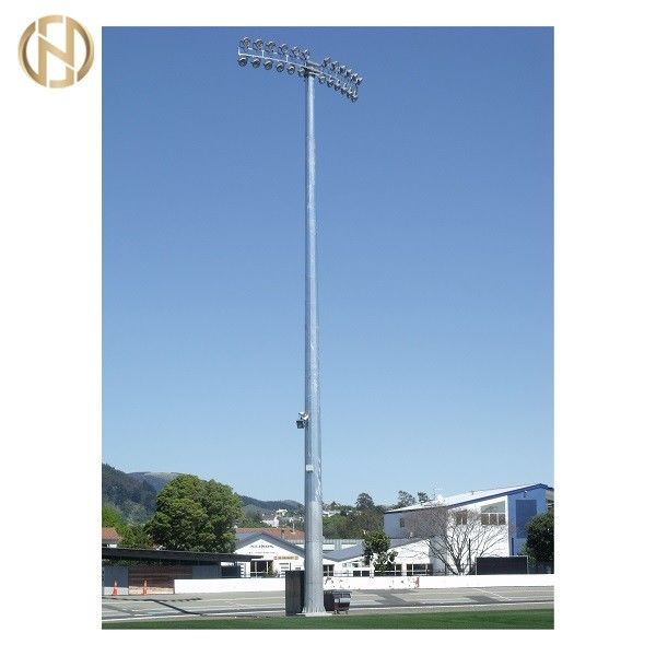 Diseño de poste de luz solar eléctrica exterior personalizable con recubrimiento galvanizado en caliente