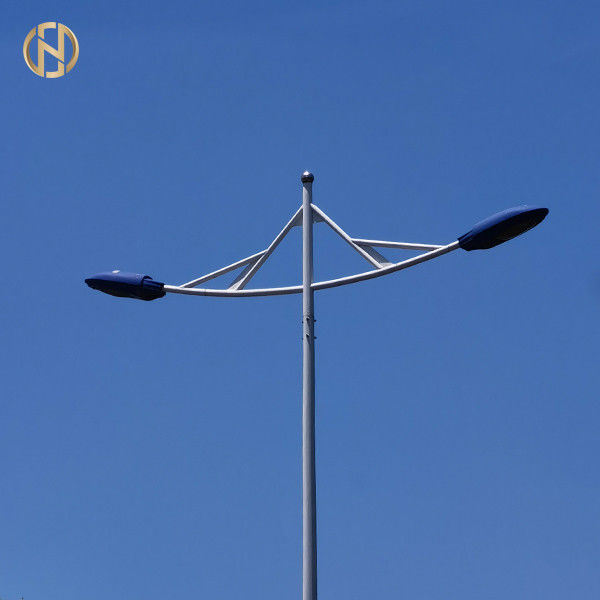 6 - corrosión anti poste ligero de acero del 15M Street Light Pole con diverso diseño
