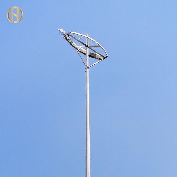 Grueso de la galvanización de poste ligero los 20M los 30M los 80-100μM del palo de Fileds del fútbol alto