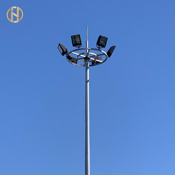 Tipo fijo alta torre de iluminación del palo para los 25M iluminados los 30M los 35M modificados para requisitos particulares