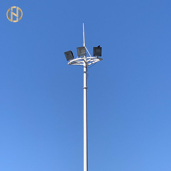 Palo poste de la forma de Dodecagon el alto galvanizó a poste ligero los 75FT los 80FT