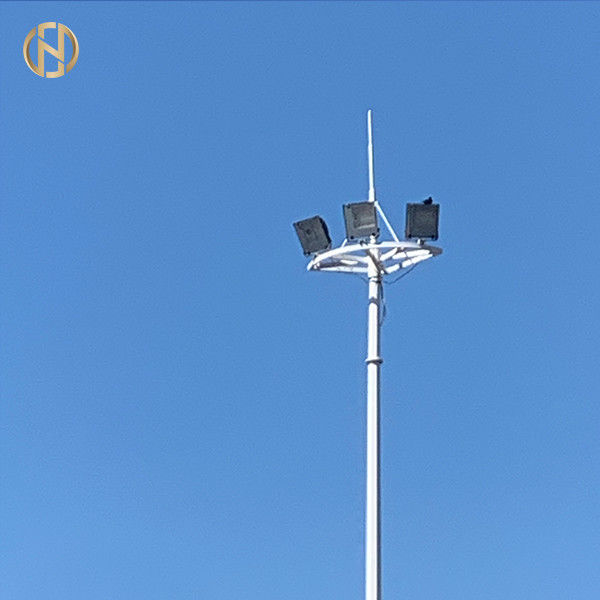 Poste ligero galvanizado alto palo los 30M los 35M con el sistema de elevación eléctrico