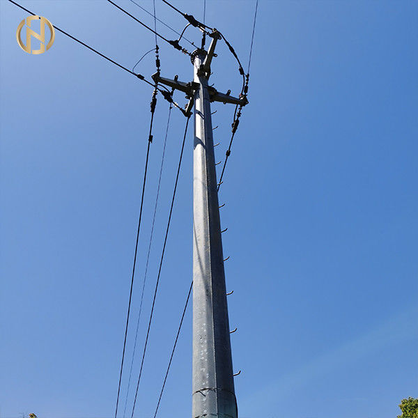 transmisión de acero tubular de 6000daN poste el 19M Galvanised Davit Arm