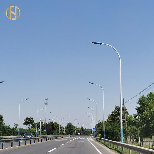 6 - corrosión anti poste ligero de acero del 15M Street Light Pole con diverso diseño