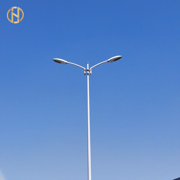 cónico redondo todo del poste de la luz de calle de los 5M Q235B en un terremoto resistente