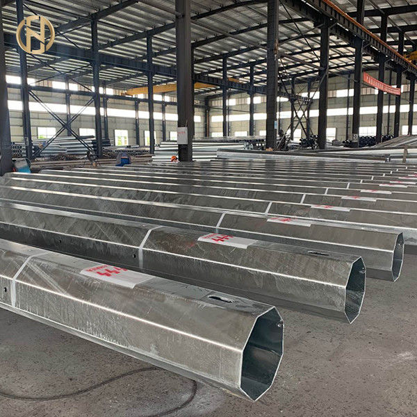 el 12M galvanizaron el factor de seguridad de acero tubular 1340daN de la clase 7 del poste 2,0