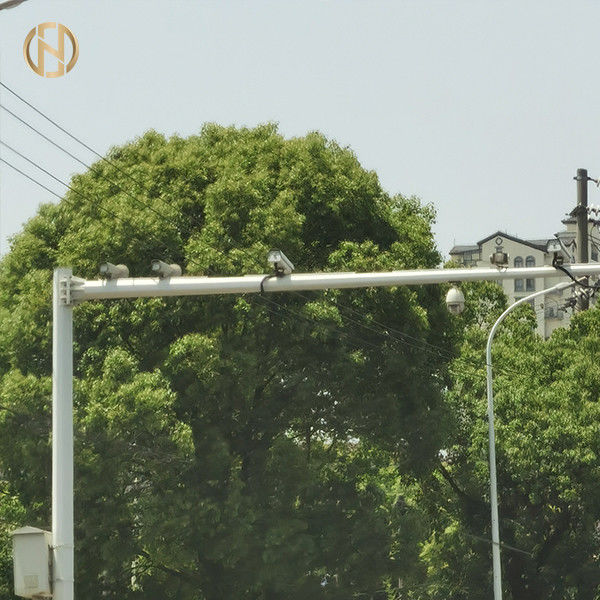 cámara CCTV poste de los 10M Hot Dip Galvanized A36