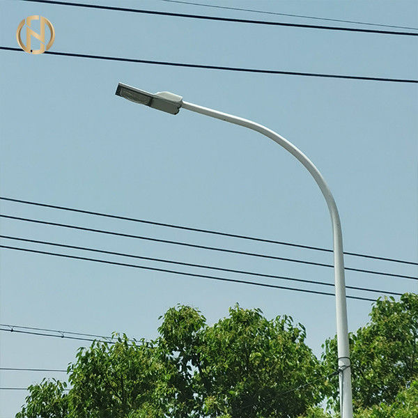 calle de acero poste ligero del 12M Galvanized Q345B