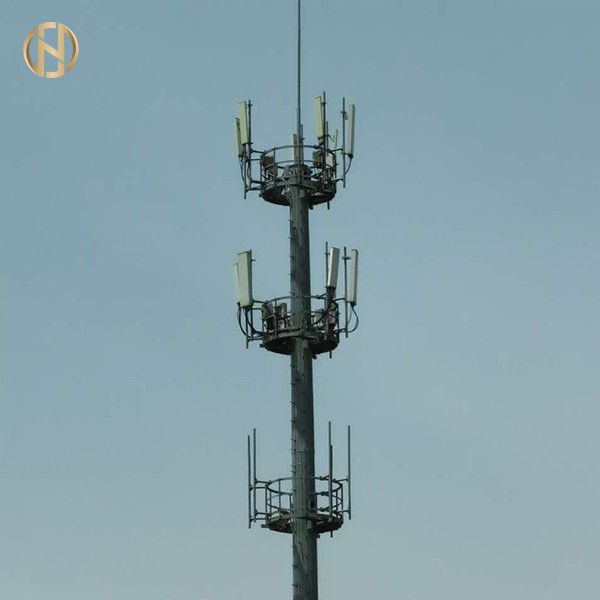 Poste galvanizado de la telecomunicación GR50 para Internet inalámbrico