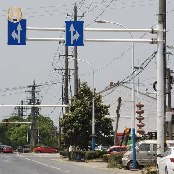 La inmersión caliente galvanizó la señal de tráfico poste del color Q235 de los 8M RAL