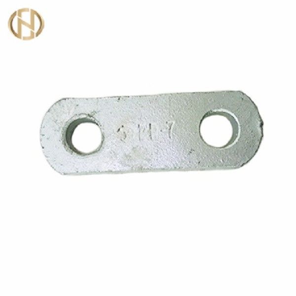 sumerja el tipo galvanizado accesorios del paladio de la estructura del paralelo del acero del polo de la horquilla/placa del vínculo
