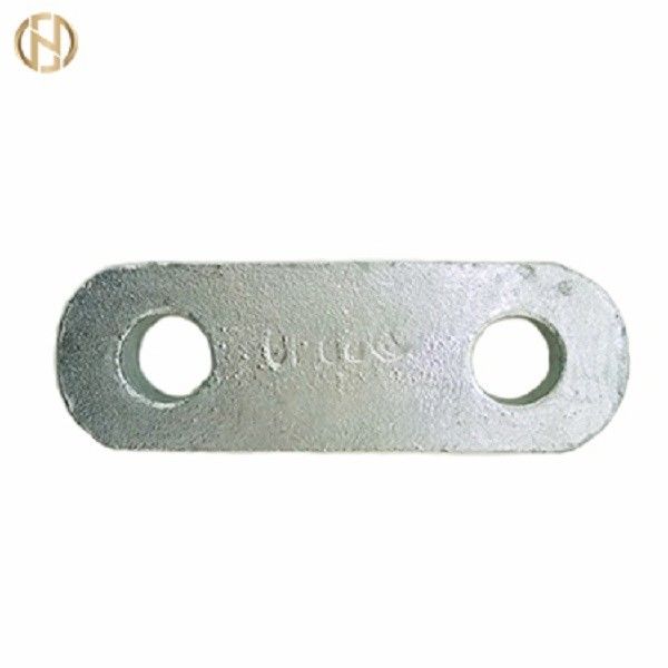sumerja el tipo galvanizado accesorios del paladio de la estructura del paralelo del acero del polo de la horquilla/placa del vínculo