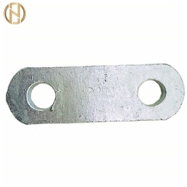 sumerja el tipo galvanizado accesorios del paladio de la estructura del paralelo del acero del polo de la horquilla/placa del vínculo