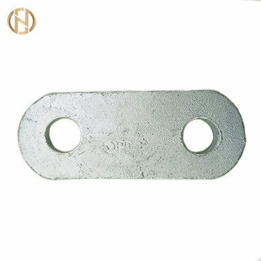 sumerja el tipo galvanizado accesorios del paladio de la estructura del paralelo del acero del polo de la horquilla/placa del vínculo