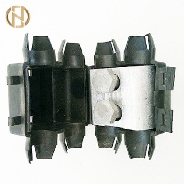 Abrazadera de aluminio aislada de la conexión a tierra de la rama/abrazadera de tierra J10BD-50-240 a los accesorios del polo J10DL-50-300