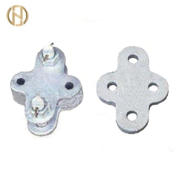 Brazo galvanizado de la cruz de poste de poder de los accesorios 33KV 6300S de poste de poder