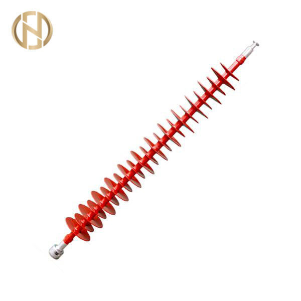 Accesorios de poste del color rojo, aislador de suspensión compuesto 10-500kV