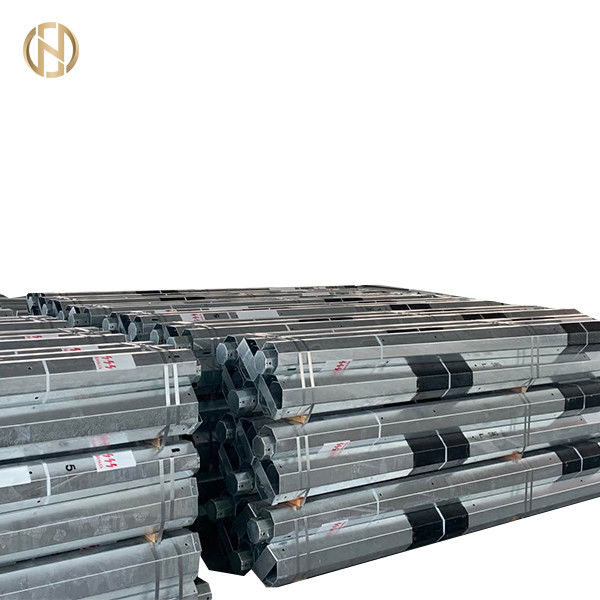 Galvanización bien acabada del metal del silicio bajo eléctrico tubular de poste el 11M 450daN 550daN