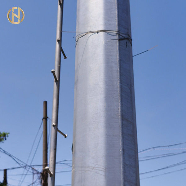 Galvanización bien acabada del metal del silicio bajo eléctrico tubular de poste el 11M 450daN 550daN