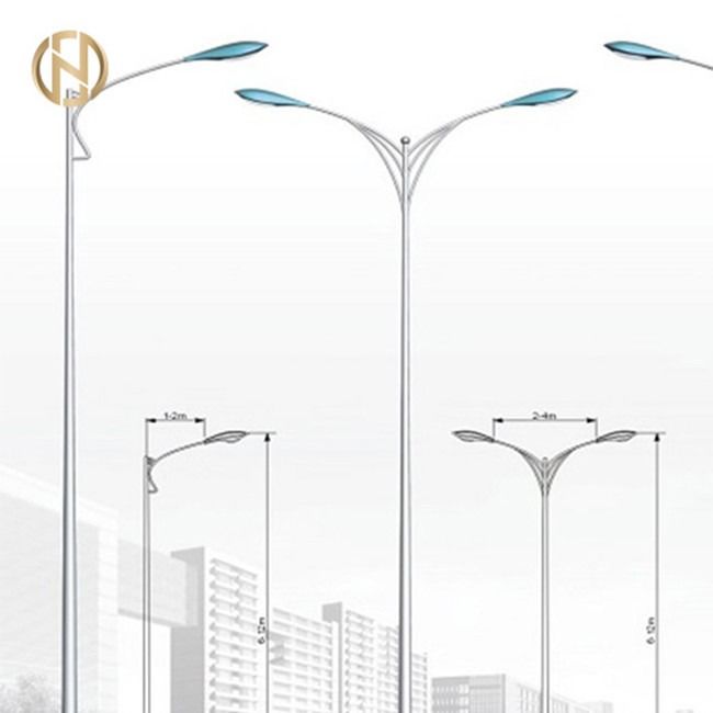 los 30M Q345B galvanizaron la soldadura octagonal de poste AWS D1.1 de la luz de calle
