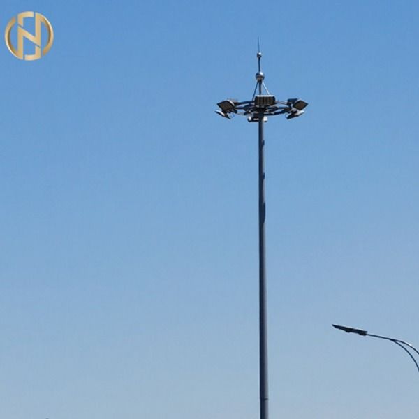 Forma poligonal los 28M los 36M los 40M Galvanized High Mast poste