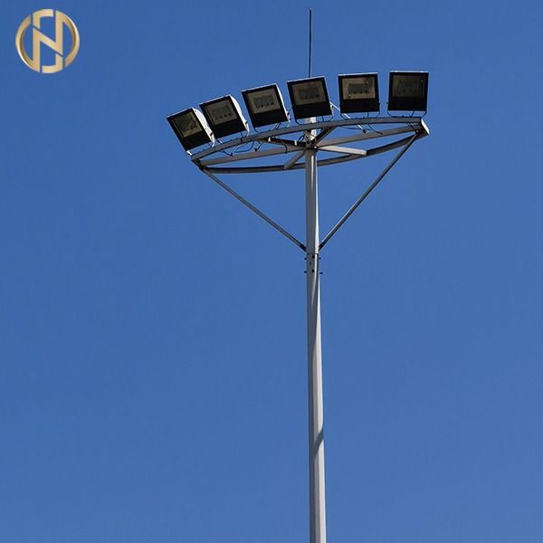 Metros del CE GR65 palo de 12 de alto cónico poste IP65 para el reflector