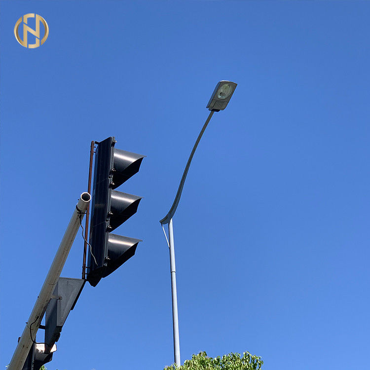 brazo del alto del palo de los 35m solo de calle brazo doble octagonal solar de la luz