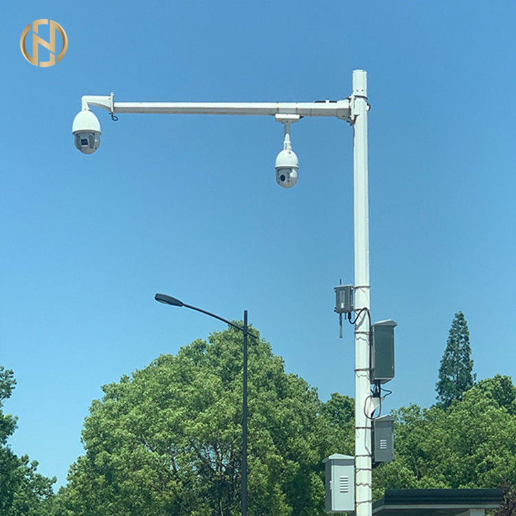 señalización poste de los 7.8M Conical Led Traffic para las altas zonas de la manera
