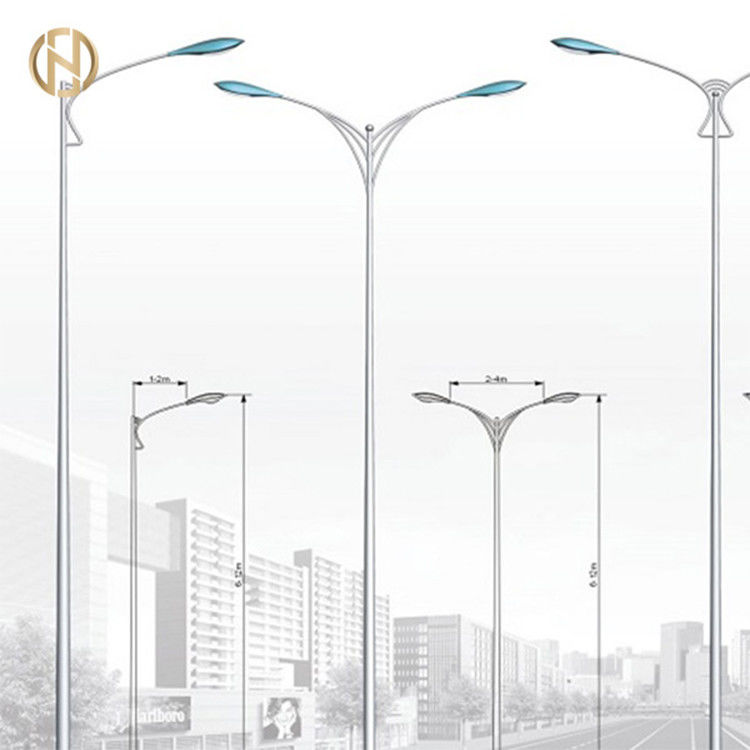 Prueba de los terremotos de poste del alumbrado público del ISO 1461 los 7M Pedestrian