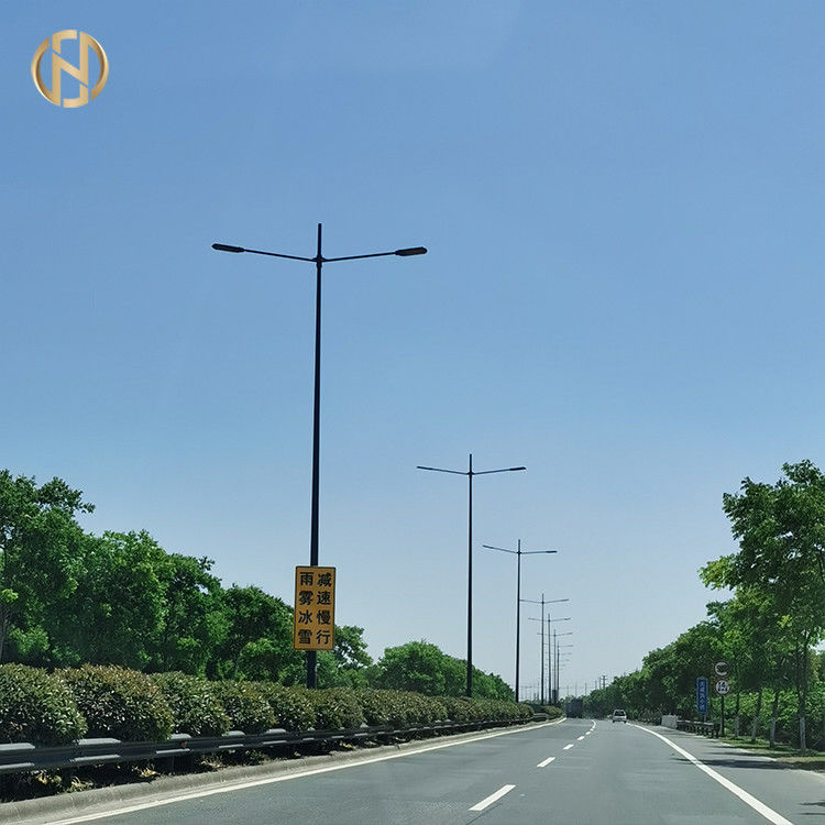 grado del poste ASTM A633 de los 40M Flange Connected Telecommunication