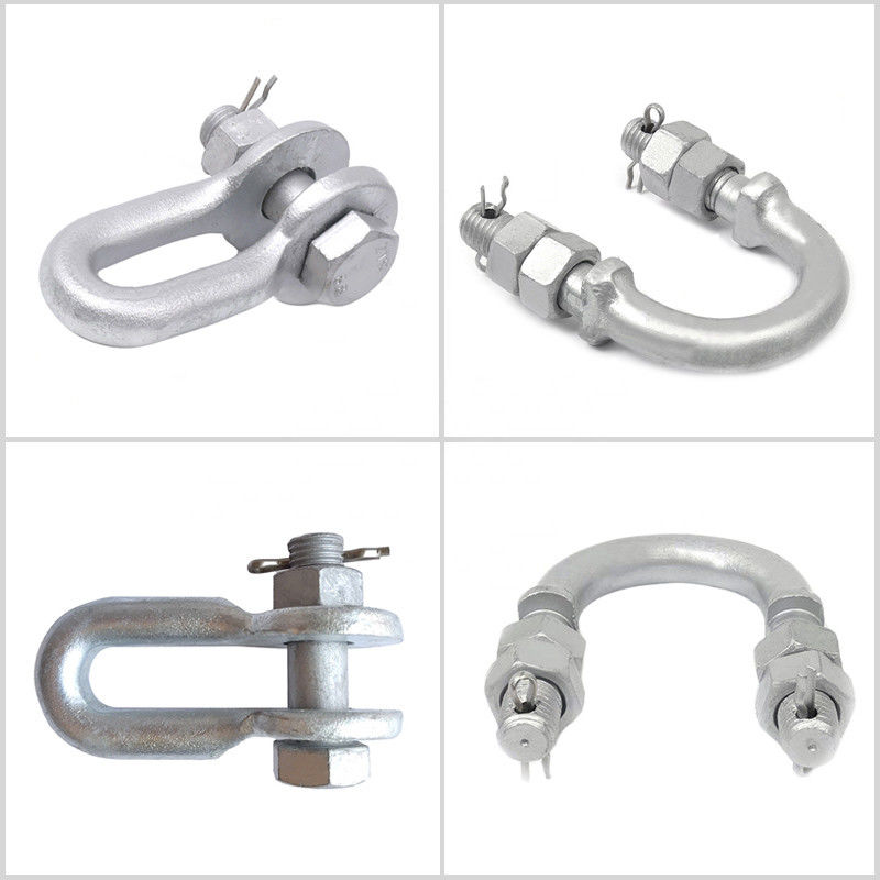 Línea aérea galvanizada accesorios Electric Power de las colocaciones del poder