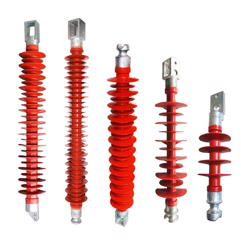 Alto voltaje compuesto del aislador del brazo cruzado de los accesorios del alto voltaje poste