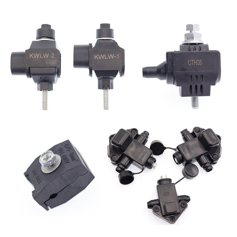 El conector de perforación de aislamiento de la abrazadera del cable emperna la baja tensión eléctrica