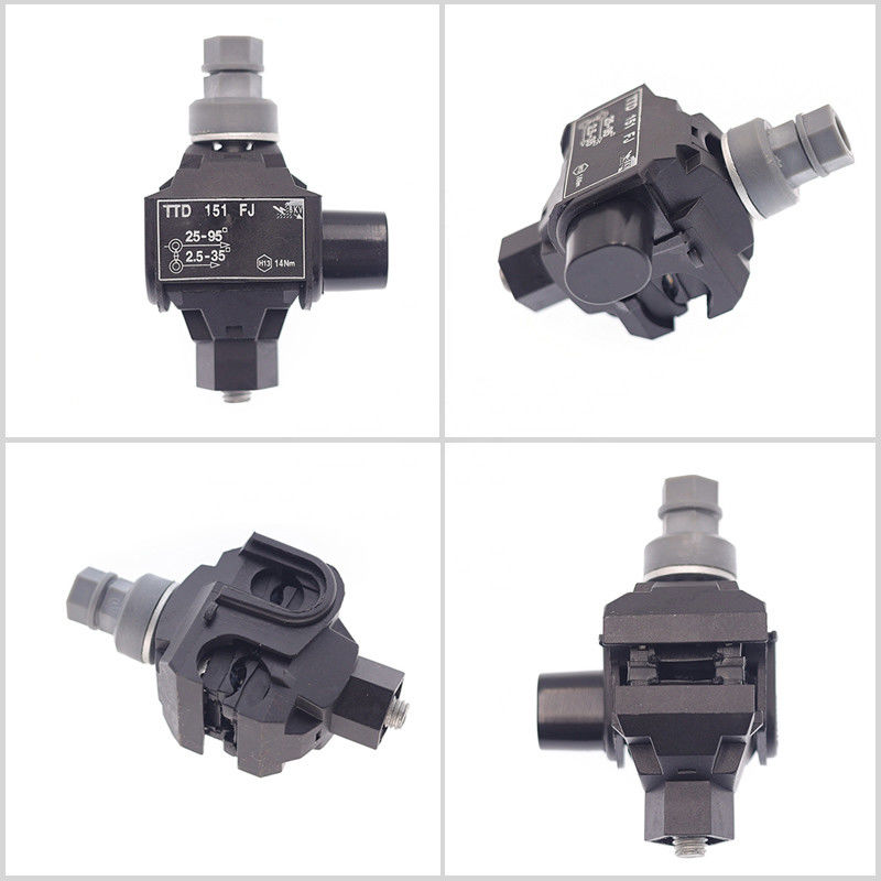 Conector aislador ignífugo de perforación eléctrico del cable de la abrazadera de la serie del TTD