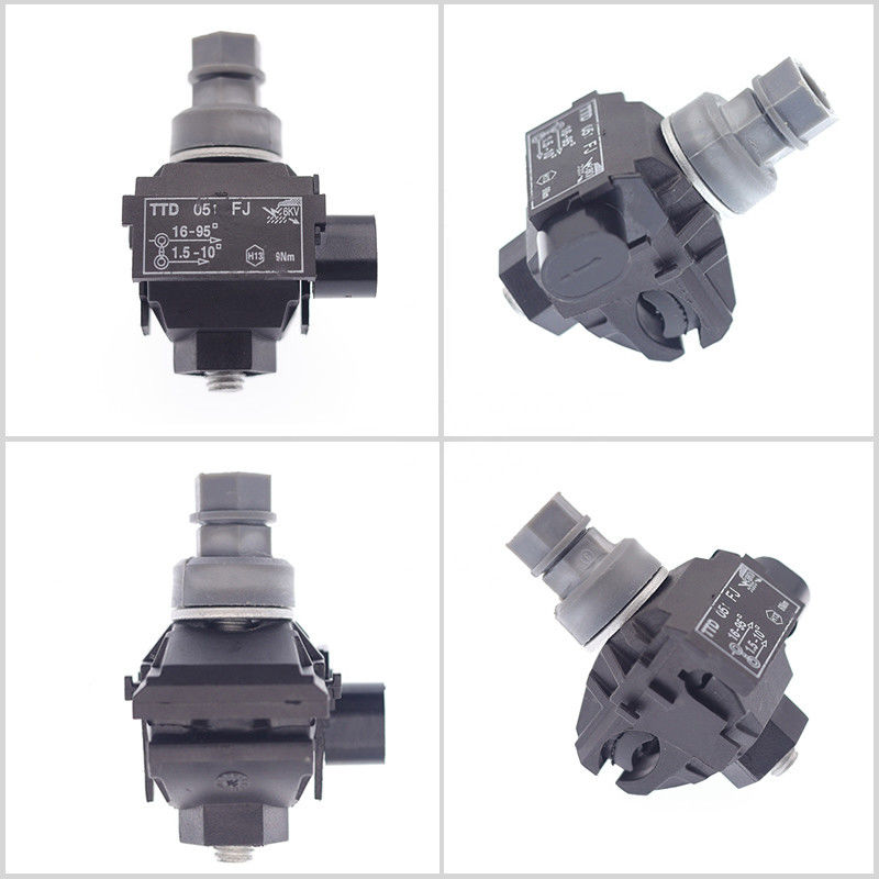 Conector aislador ignífugo de perforación eléctrico del cable de la abrazadera de la serie del TTD