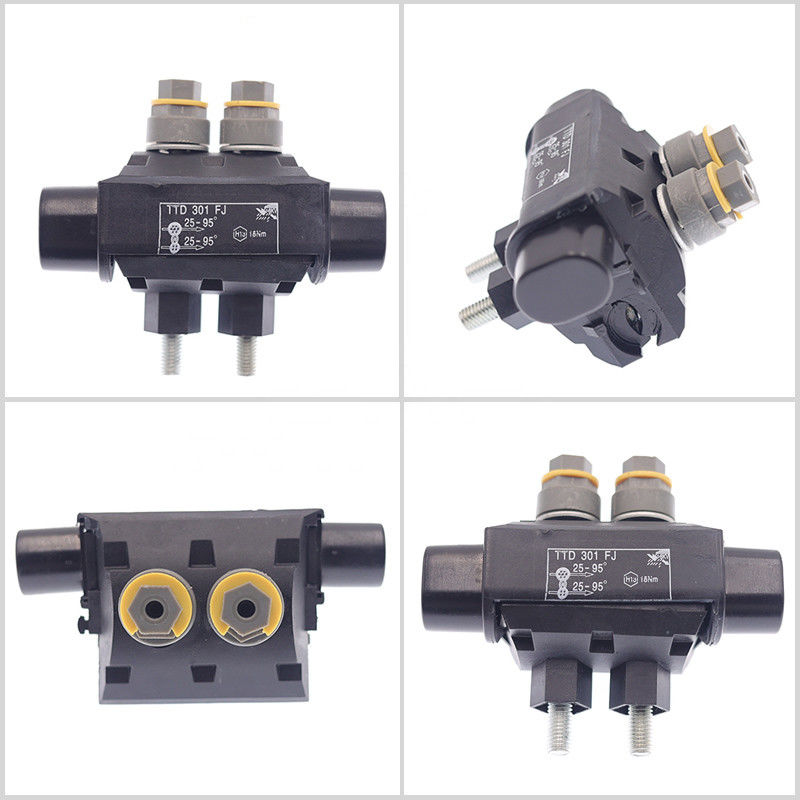 Conector aislador ignífugo de perforación eléctrico del cable de la abrazadera de la serie del TTD