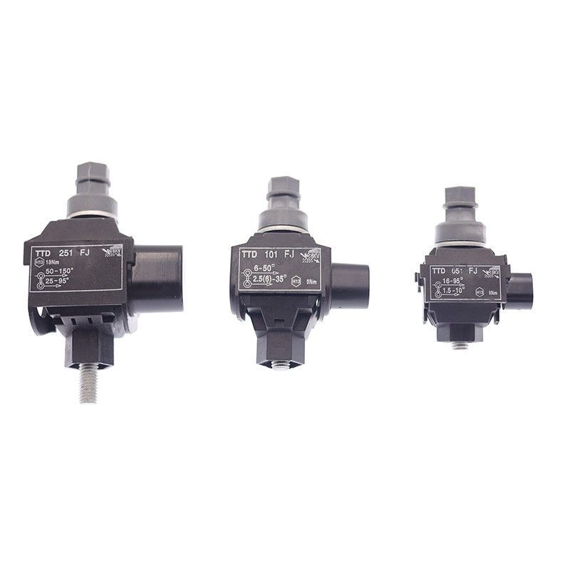 Conector aislador ignífugo de perforación eléctrico del cable de la abrazadera de la serie del TTD