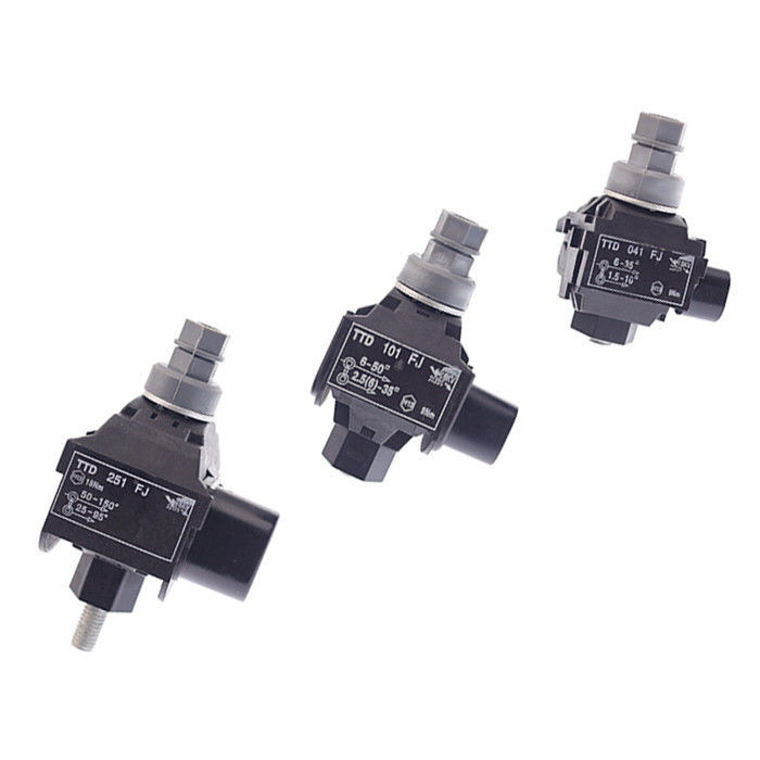 Conector aislador ignífugo de perforación eléctrico del cable de la abrazadera de la serie del TTD