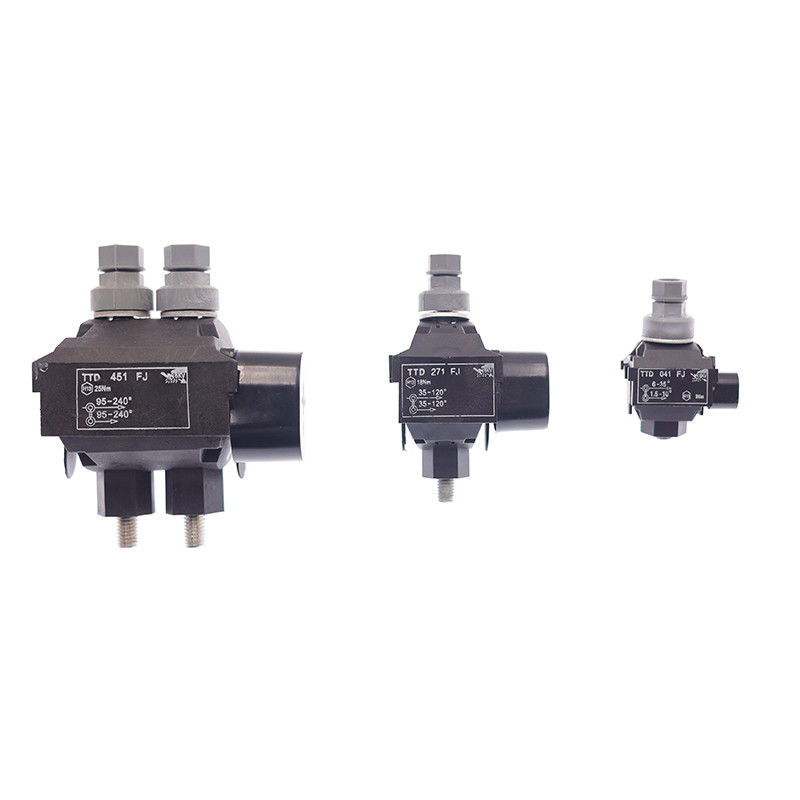 Conector aislador ignífugo de perforación eléctrico del cable de la abrazadera de la serie del TTD