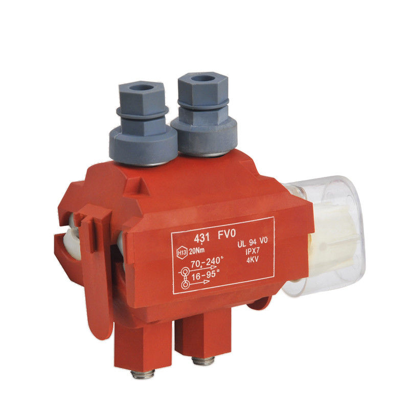 Conector aislador ignífugo de perforación eléctrico del cable de la abrazadera de la serie del TTD