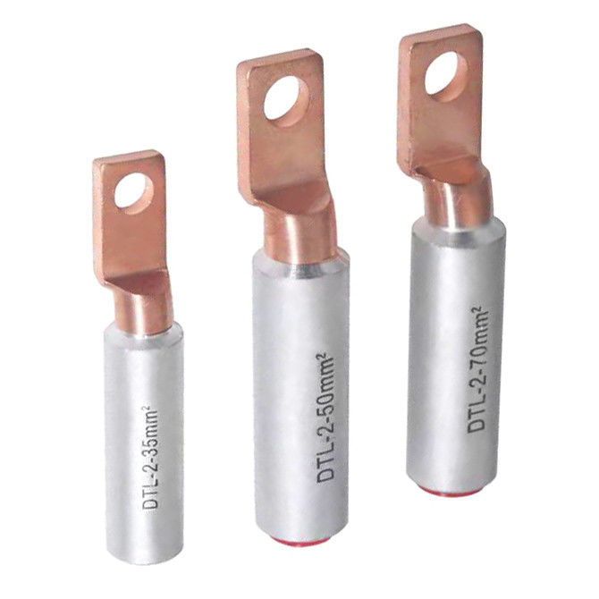 Cobre bimetálico forjado del cable de Pin Type Terminal Lugs Ferrules de la encrespadura