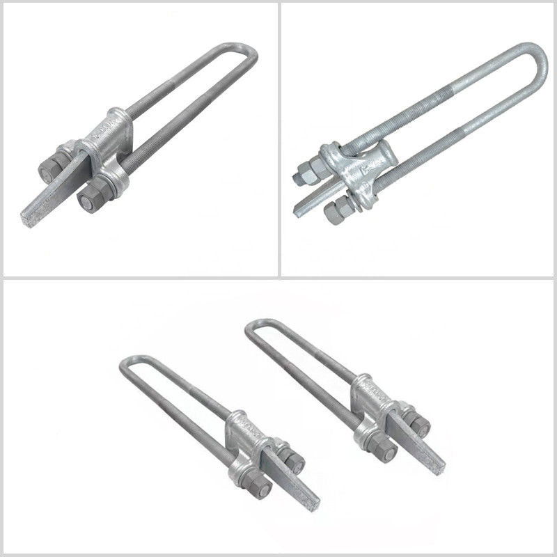 Línea de tracción ajustable de la cuña de la NUEZ conductor de cable de la compresión de la abrazadera de tensión