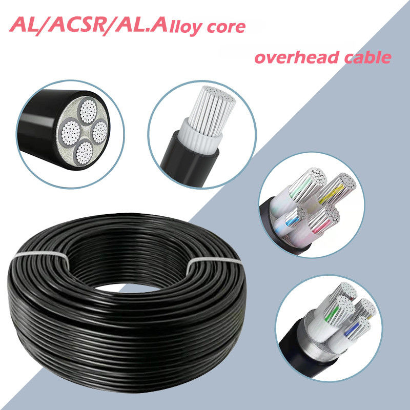 El PVC PE aisló voltaje del alambre de Overhead Power Cable del conductor de la aleación de AAC
