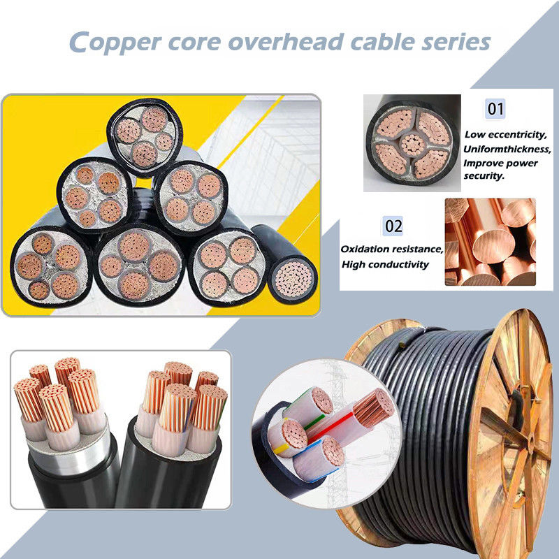 El PVC PE aisló voltaje del alambre de Overhead Power Cable del conductor de la aleación de AAC
