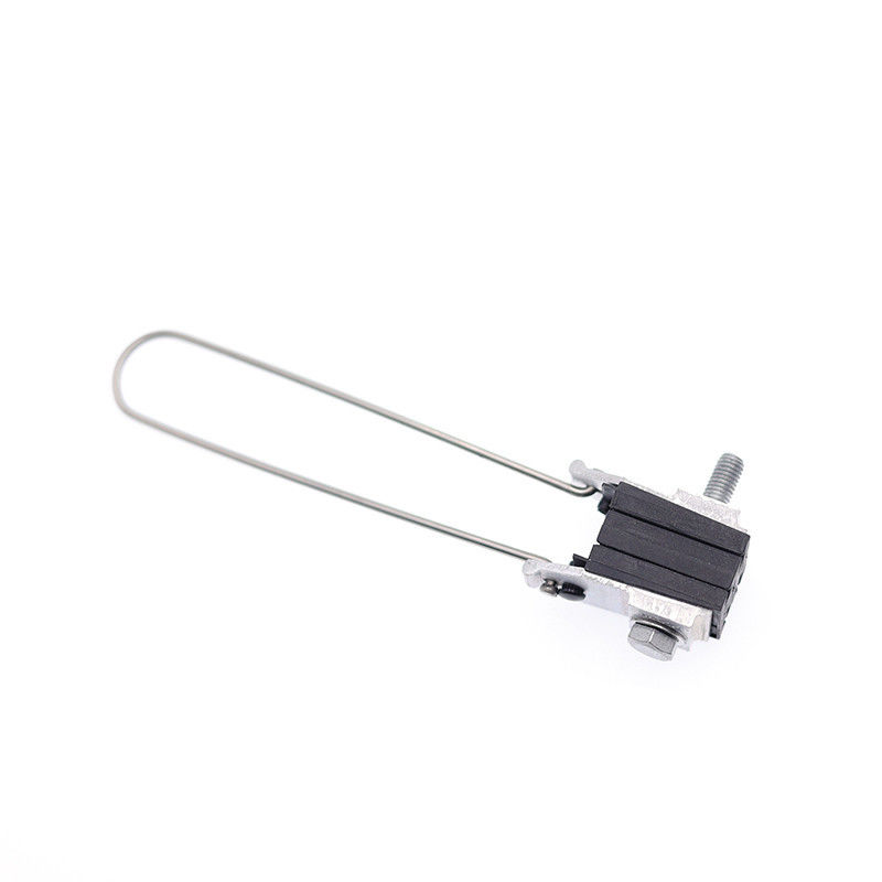 Metal que aísla el alambre de aluminio de la abrazadera del callejón sin salida que ancla el cable de la tensión de la cuña