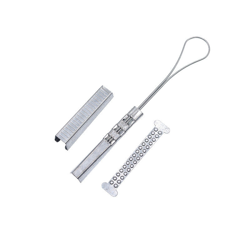 Cable óptico de Opgw del metal de la abrazadera SS304 de la suspensión de la tensión de la serie de Kwac