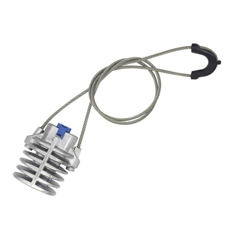 Callejón sin salida óptico de la abrazadera de tensión del cable de alta resistencia del metal que ancla la fibra de la abrazadera de la cuña