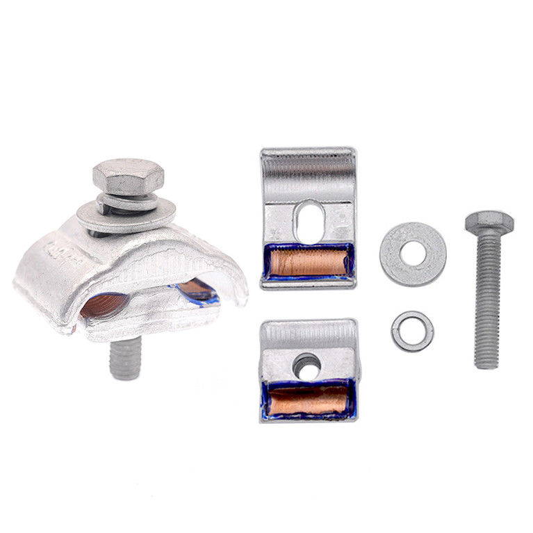 Cobre de aluminio de la abrazadera serie-paralela del surco de CAPG bimetálico